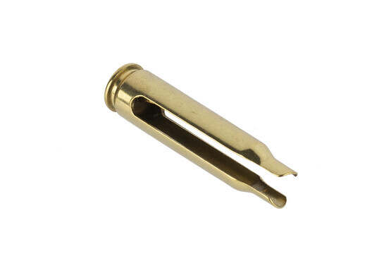Luckyshot .308 bullet hat clip is a stylish accessory made from a GENUINE once-fired .308 Winchester brass